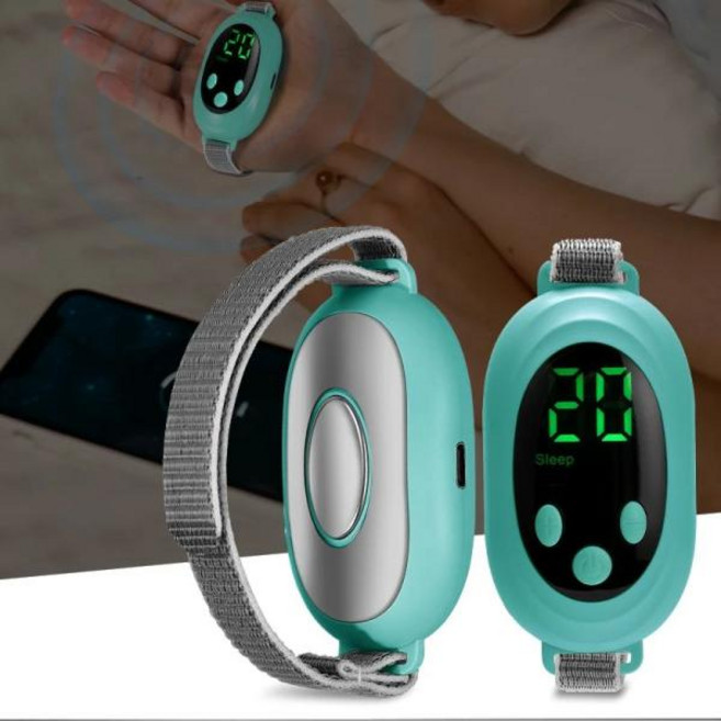 미세 전류 수면 보조 EMS 불면증 스트레스 완화 손바닥 펄스 신제품, 1개, 기본