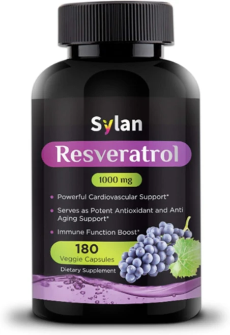 [정품보장]살란 헬스 레스베라트롤 SYLAN 1000mg 180정 X 1병, 1개, 180캡슐 - 쿠팡