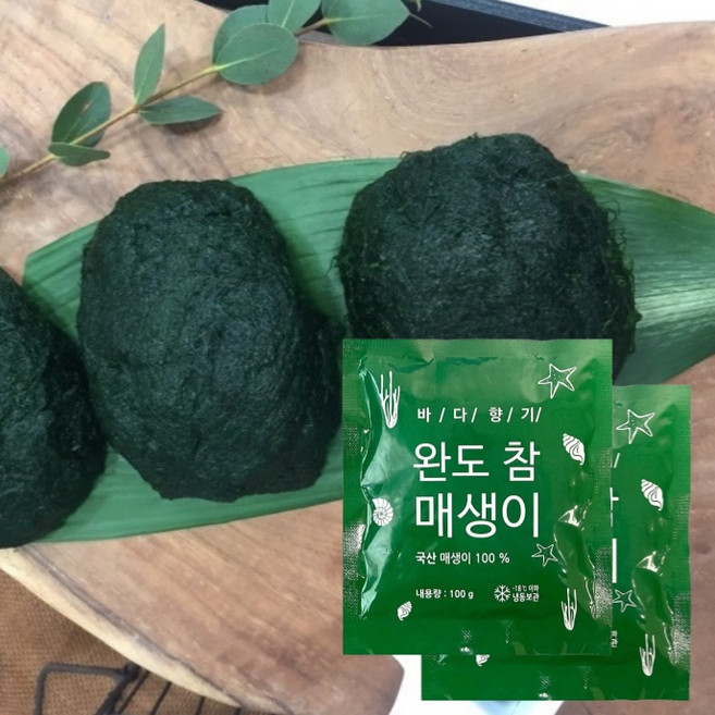 완도 씻어나온 간편한 매생이, 5개, 100g