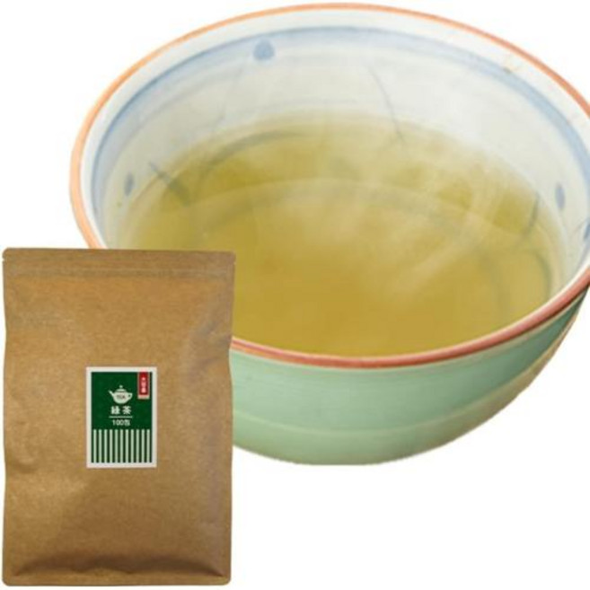 일본 직배송 플라자 티팩 옥수수차 0.07oz2g x 50팩 총 3.5oz 100g 홋카이도산 국내산 찻잎 사용 삼각형 티백 대용량 팩 카페인 무함유 지퍼형, 18)green tea, 単品×2, 2g, 1, 50