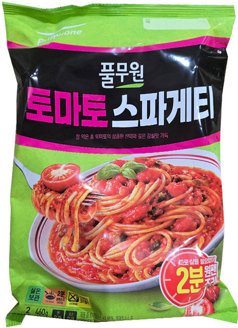 풀무원 토마토 스파게티, 1개, 460g