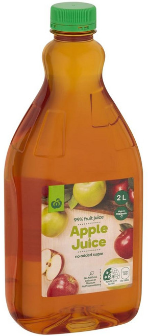 호주 울월스 Woolworths Apple Juice 사과 주스, 7개, 2L