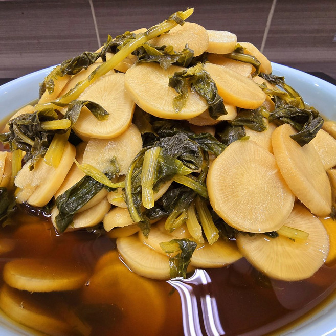 오독오독한 알타리무 장아찌 국내가공 맛있는 가정식 반찬, 500g, 1개