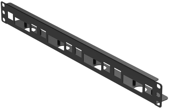 UCTRONICS 라즈베리 파이용 튼튼한 탄소강 1U 랙 마운트 48.3cm(19인치) 파이 5/4B/3B/B+ 1-4 유닛 지원