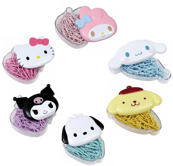 바이하츠 산리오 캐릭터 컬러클립 50개입, 6.폼폼푸린