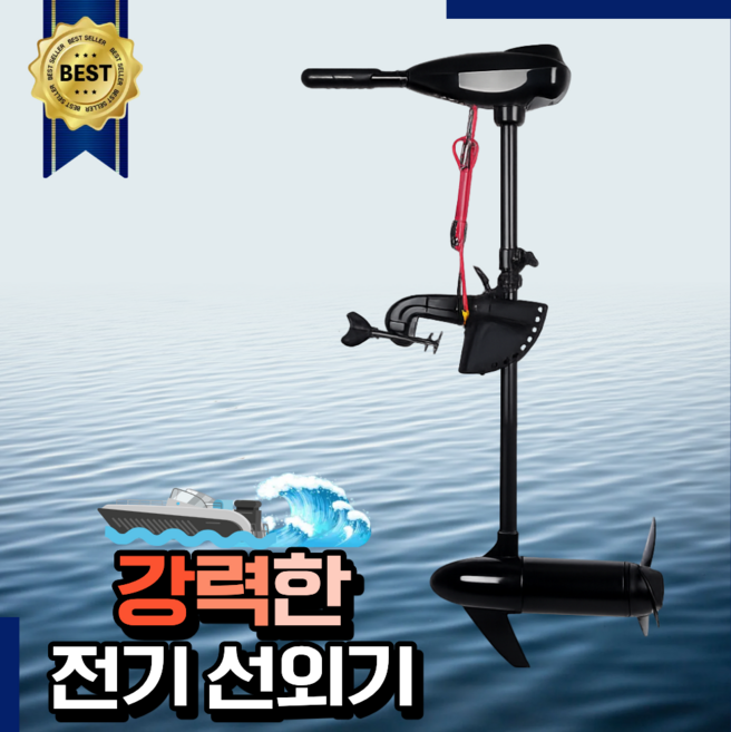 아쿠아볼트 전기선외기 낚시배 고무보트 고출력 엔진 모터 다양한 옵션, 12V