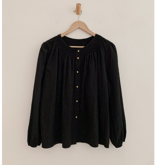 B174-7 무스펠 빅사이즈여성의류 봄가을 루즈핏 블라우스 44-130