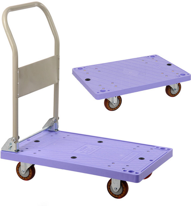 벨리체 카트 달리 (무소음카트 운반카 구루마 대차 끌차 핸드카 리어카 엘카), 벨리체달리 (핸들x)-GRAY(회색), 소(400x600x860mm), 회전형 4개, 1개