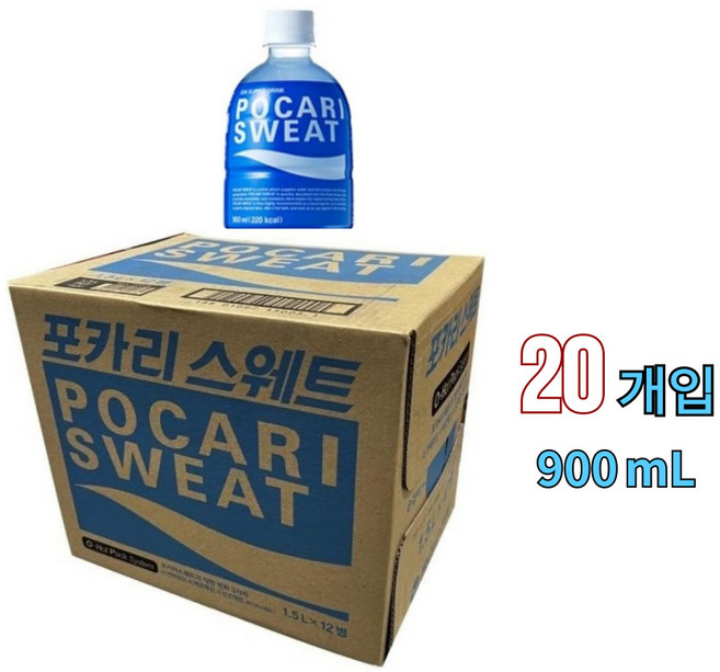 포카리스웨트, 900ml, 20개
