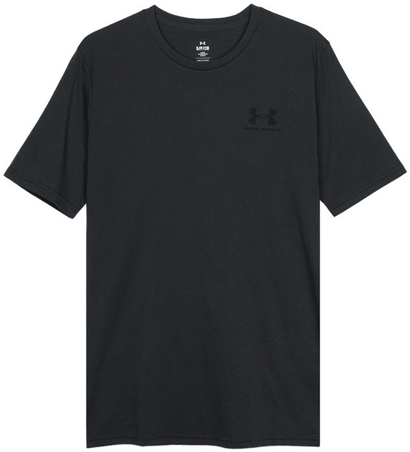 언더아머 스포츠스타일 레프트 체스트 블랙 / 1326799-001