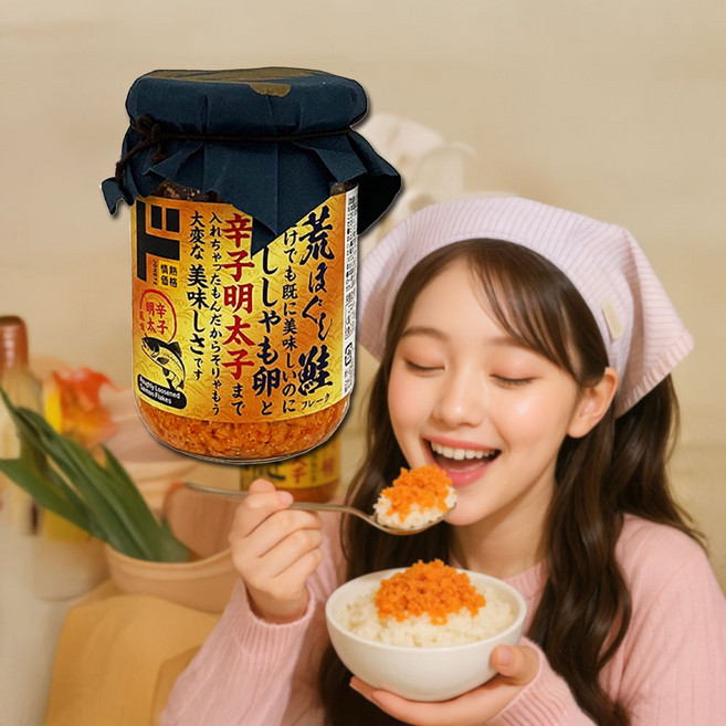 도큐호테 아라구시 연어후레이크 매운명란맛 일본후리가케 돈키호테필수템 담백 140g 1개