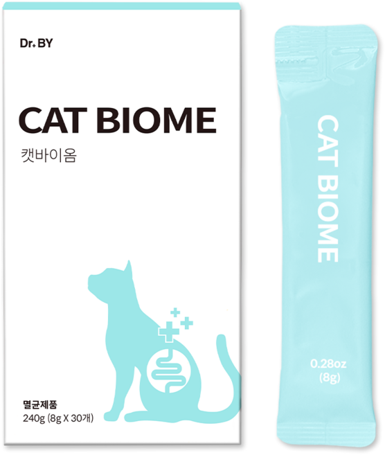 닥터바이 고양이 액상 유산균 캣바이옴 변비 설사 구토 장 건강 개선제, 1개, 소화+장건강, 240g