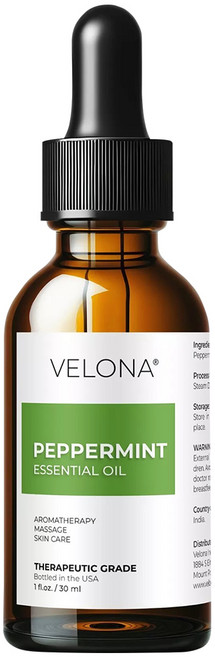 [베로나] 페퍼민트 에센셜 오일 100% 천연 원액 유기농 아로마 테라피 비염 추천, 1개, 30ml