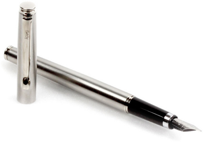 자바 매트릭스 일반용 흑색 만년필 고급펜, 블랙, EF