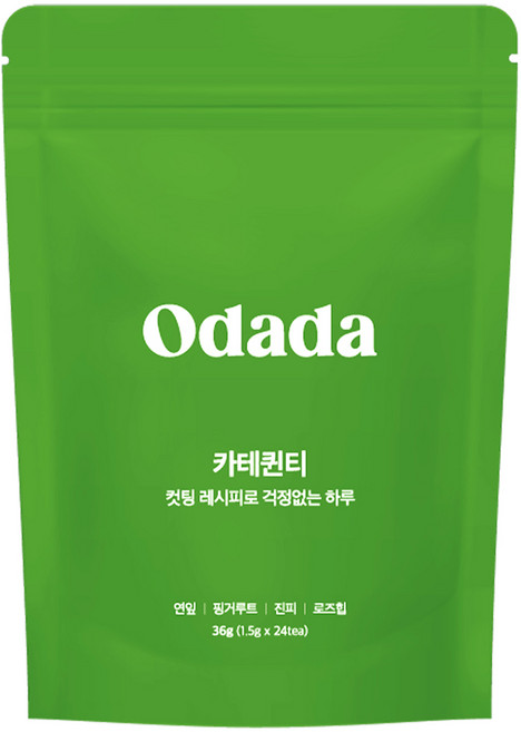 [공식몰] 오다다 카테퀸티 / 임산부 선물 카페인없는 체지방관리 슬림밸런스, 1개, 24개입, 1.5g