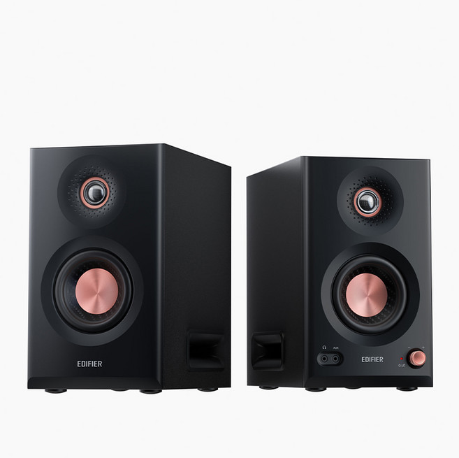 에디파이어 3웨이 액티브 블루투스 6.0 스튜디오 앰프 2.0 채널 모니터 스피커 글로벌버전 MR5, 블랙