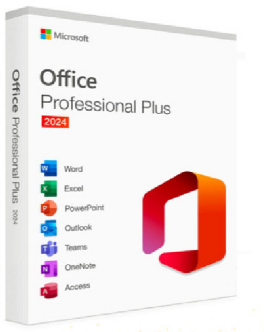 마이크로소프트 MS오피스 2024 프로플러스 MS Office 2024 ProPlus 1PC영구사용 워드/엑셀/파워포인트