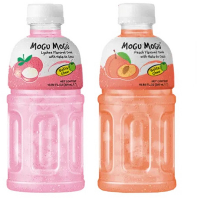 모구모구 리치+복숭아, 12개, 320ml