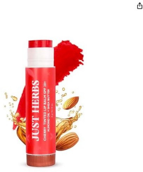 Just Herbs Tinted Lip Balm for Men and Women, 1개, 4g