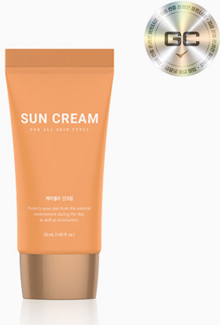 [최신입고] 지쿱 케어셀라 선크림 2개 세트 촉촉함 가벼운 마무리감, 50ml