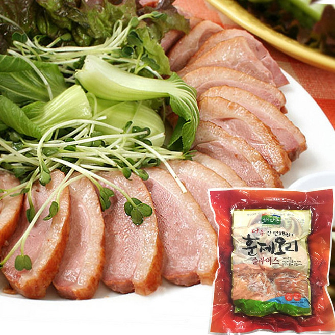 해다온 훈제오리 슬라이스, 1개, 800g