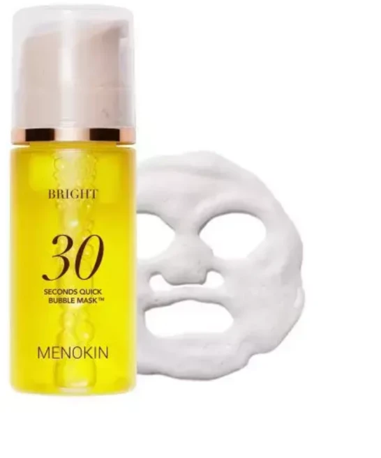 메노킨 30초 퀵 미백 광채 버블 마스크 브라이트, 95ml, 1개 - 쿠팡