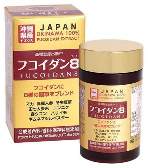 후코이단8 1000정 오키나와 약초 8종류 추출물 일본, 1개