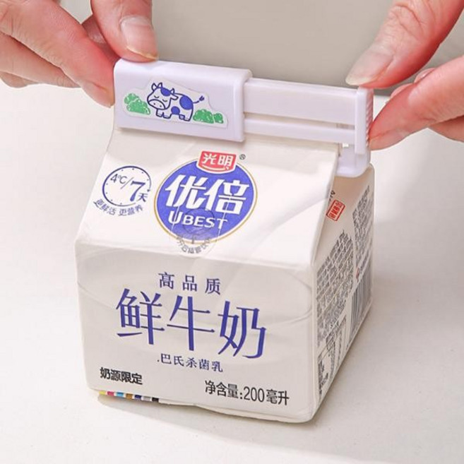 우유클립 신선보관 밀봉 냄새차단, 1개