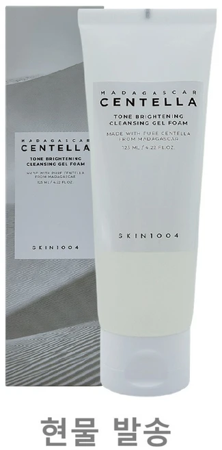 스킨1004 마다가스카르 센텔라 톤 브라이트닝 클렌징 젤 폼, 125ml, 1개 - 쿠팡