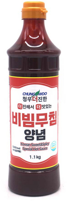청우 더진한 비빔무침양념, 1개, 1.1g