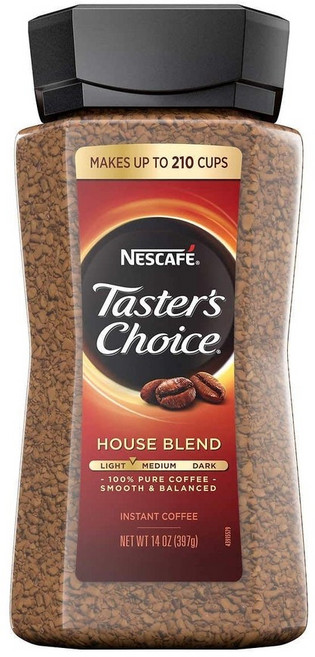 tasters choice 오리지널 커피 397g 2팩, 하우스 블렌드, 14온스(4팩), 1개