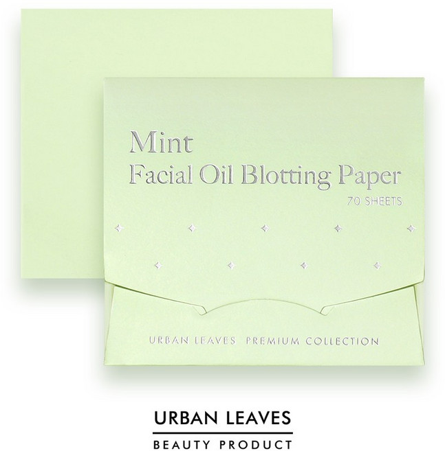 어반리브즈 민트 프리미엄 기름종이 70매, 1개, 70개입