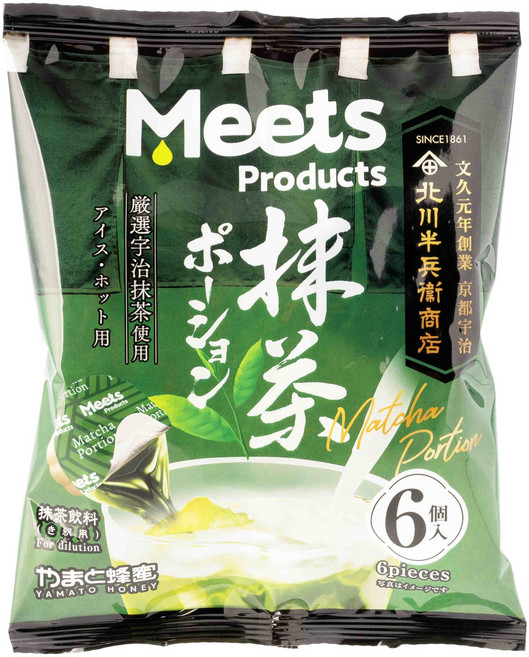 미츠 포션 말차 액상 말차라떼, 1개, 6개입, 18g