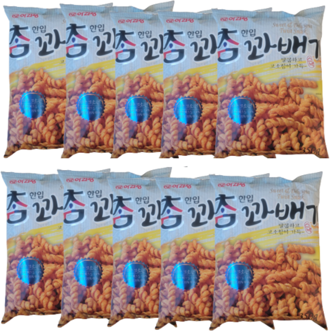 아리랑 한입 참 꽈배기, 320g, 20개