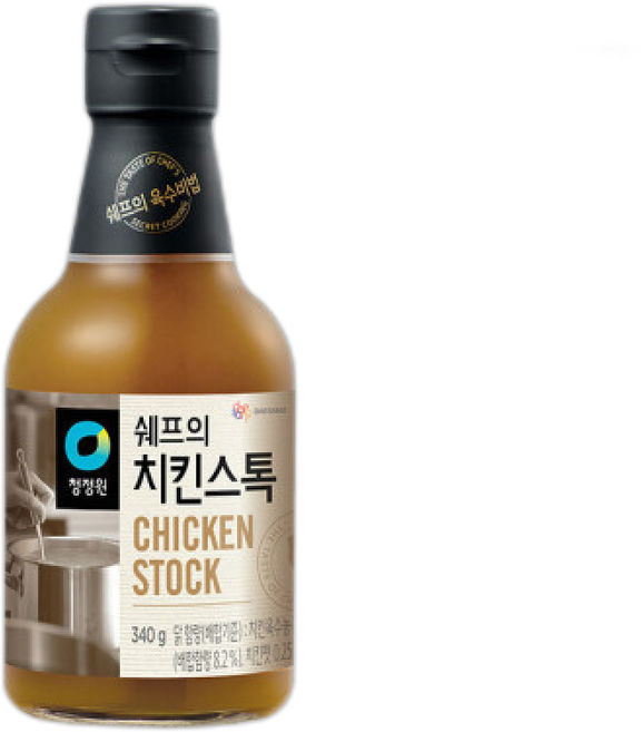 쉐프의 치킨스톡, 4개, 340g