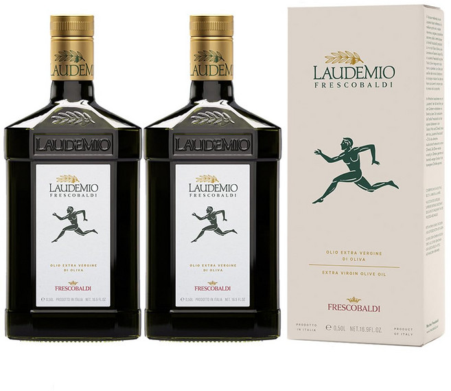 라우데미오 엑스트라 버진 올리브 오일 16.9액량 온스 (2개 팩) 라우데미오 엑스트라 버진 올리브 오일 16.9액량 온스 (2개 팩), 499ml, 1개