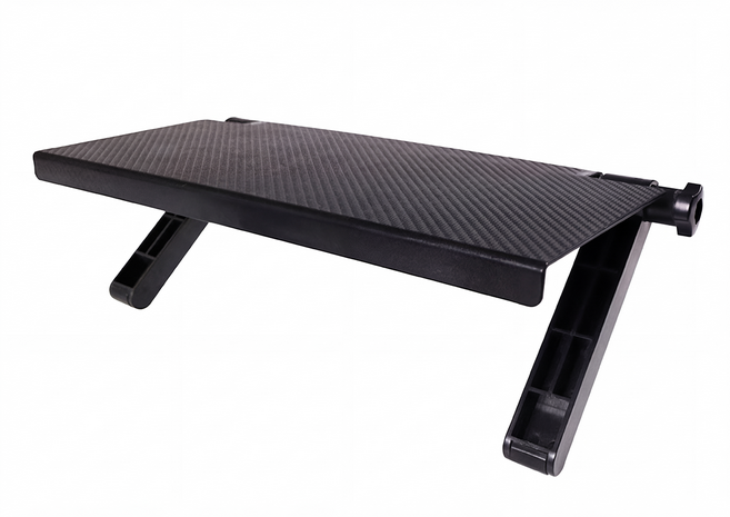 코지티 TV 모니터 셋톱박스 홈캠 거치대, 1개, 블랙