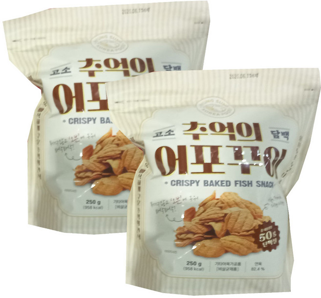 명성식품 추억의 어포꾸이, 2개, 250g