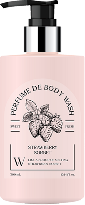핑크로사 퍼퓸 드 바디워시 스트로베리 소르베 300ml 1개
