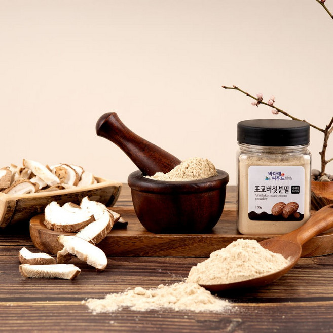남해통영 표고분말 천연조미료 표고가루 표고육수 130g, 표고버섯 분말 (130g), 1개