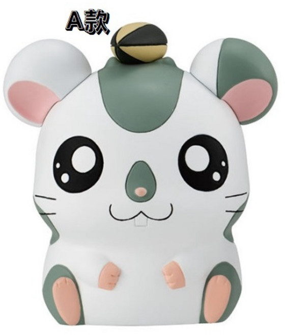 BANDAI 哈姆太郎環保扭蛋 倉鼠公仔, A款/哆哆 24B01, 1個