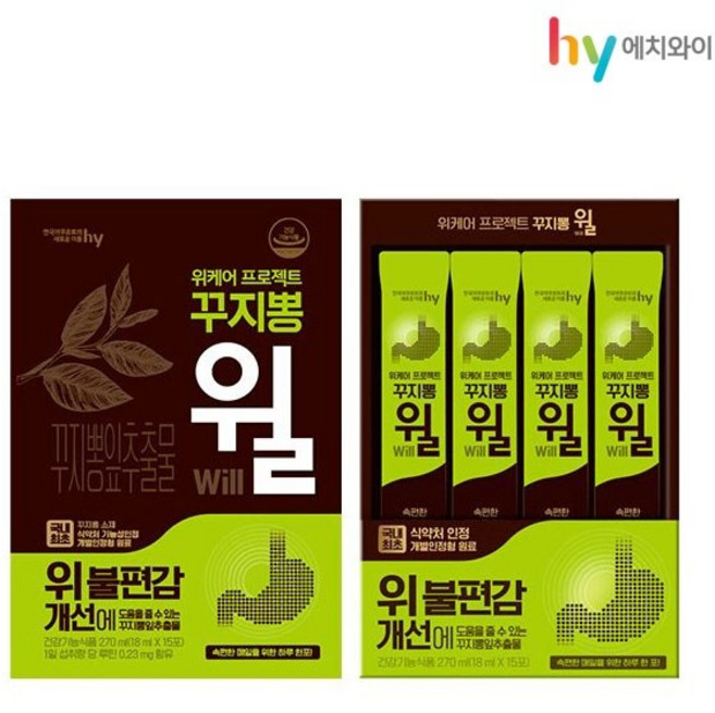 윌 위케어 프로젝트 꾸지뽕 15p, 270ml, 2개