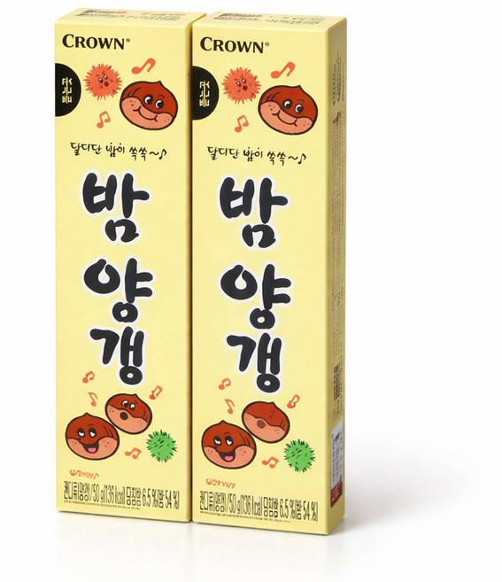 크라운 밤양갱, 50g, 80개