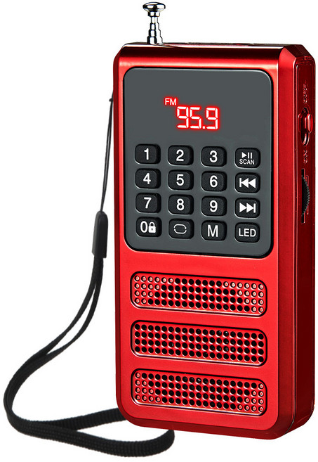 FM 휴대용 블루투스 미니 안테나 비상 라디오 랜턴기능 TF메모리 삽입가능, 블루투스 비상라디오 1개