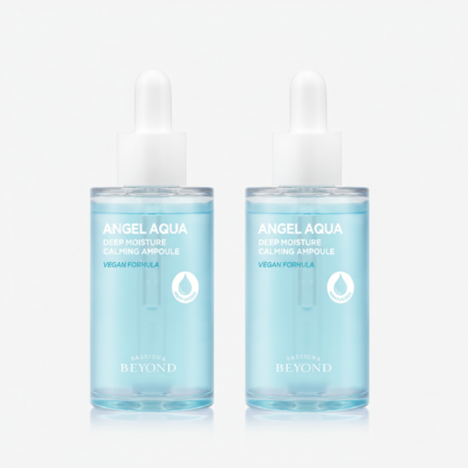비욘드 엔젤아쿠아 수분가득진정앰플 더블기획(50mlX2입)(비건), 2개, 50ml