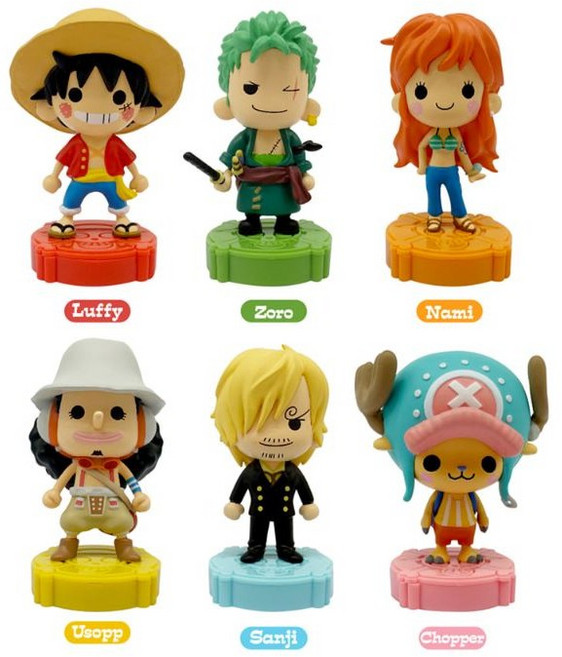 원피스 피규어 스탬프 피규어, 1개