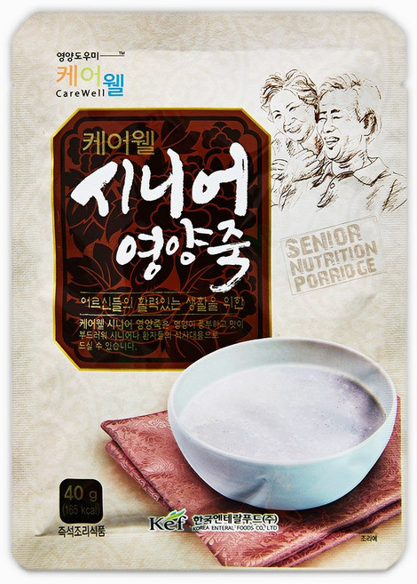케어웰 시니어영양죽, 40g, 5개
