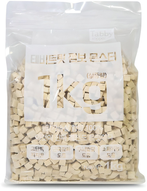 테비트릿 동결건조 점보 몬스터, 치킨트릿, 1kg, 1개
