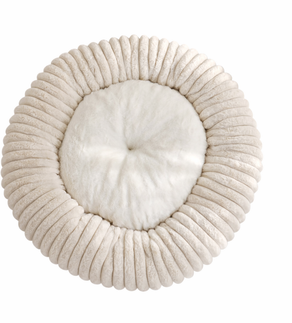 드림진 꿀잠 대형 도넛 방석, 오트밀 베이지