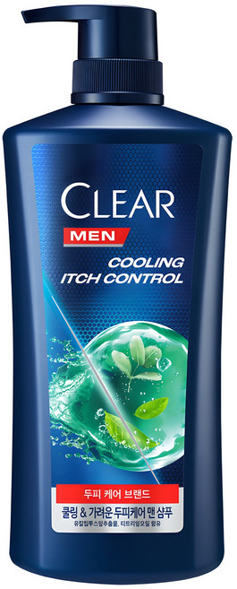 클리어 맨 쿨링 이치 컨트롤 샴푸, 650ml, 1개
